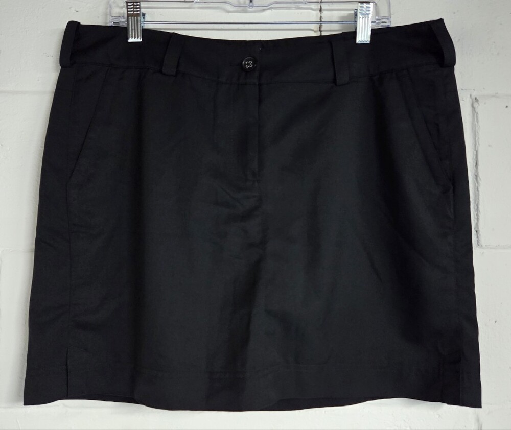 Nike Black Dri-FIT Golf Skirt With Shorts